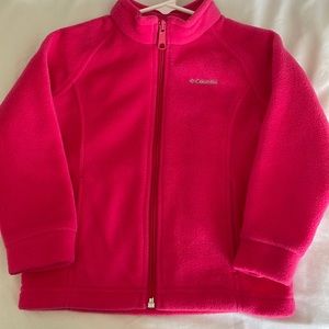 Girls size 4T Fleece pink Columbia jacket